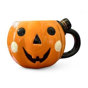 Hide and Eek Target Exclusive Halloween Pumpkin with a Tophat Mug